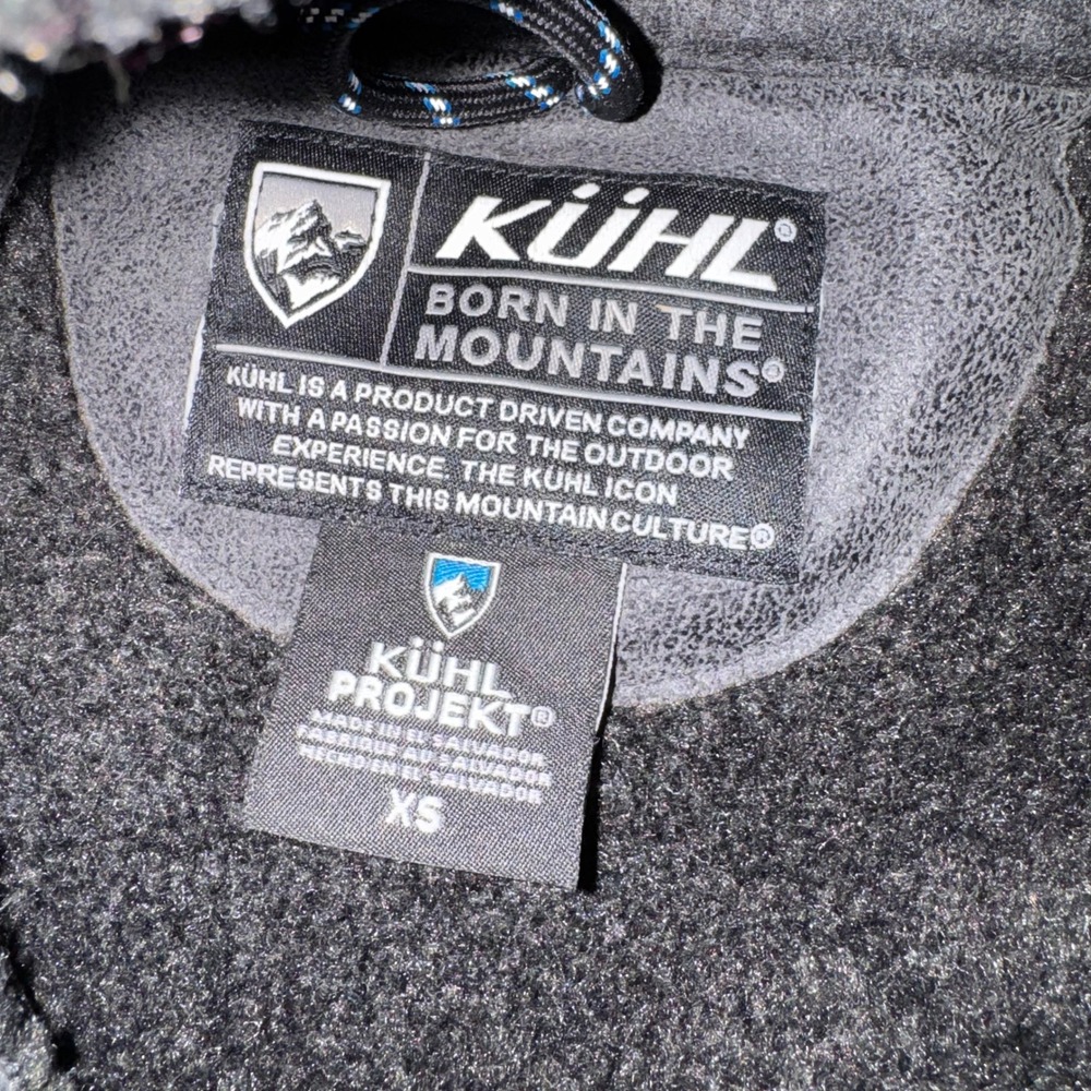 Kuhl Dani Sherpa Trench Sueded Long Jacket, Gray‎ Black, Size XS - Picture 12 of 14